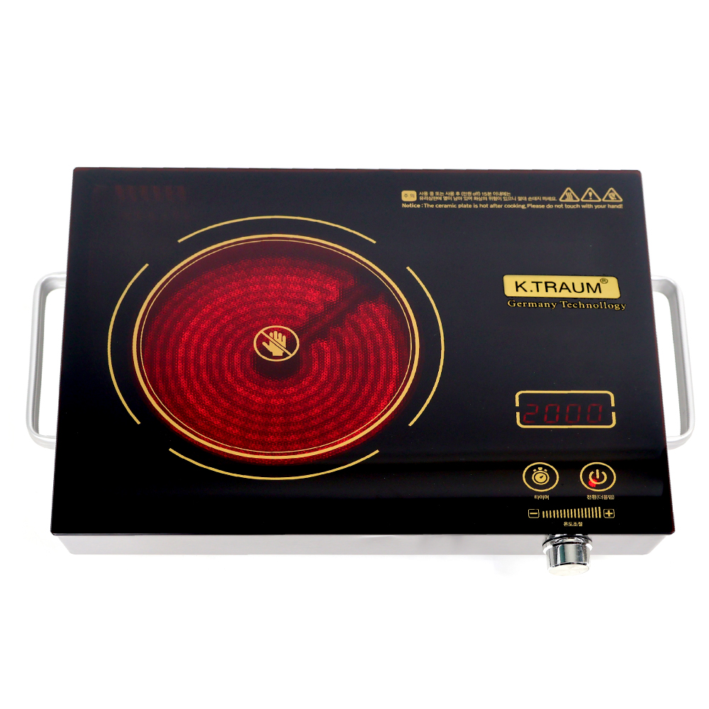 트라움 1구 하이라이트 전기레인지 전기쿡탑 휴대용 YL-T23N