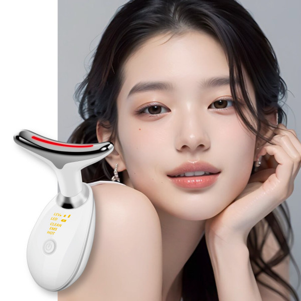 레인보우 뷰티디바이스 갈바닉 고주파 얼굴목 마사지기