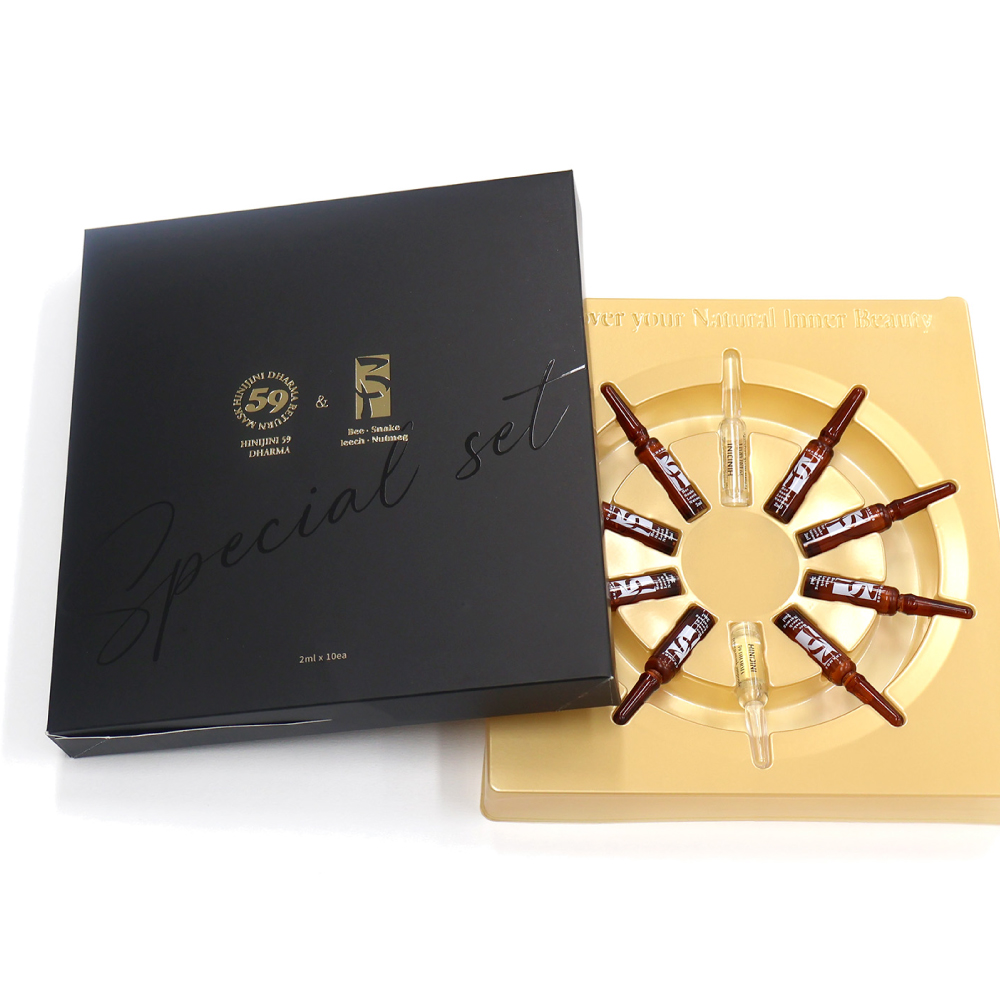 차모스 스페셜세트 P3 히니지니59달마 미백 주름개선 앰플