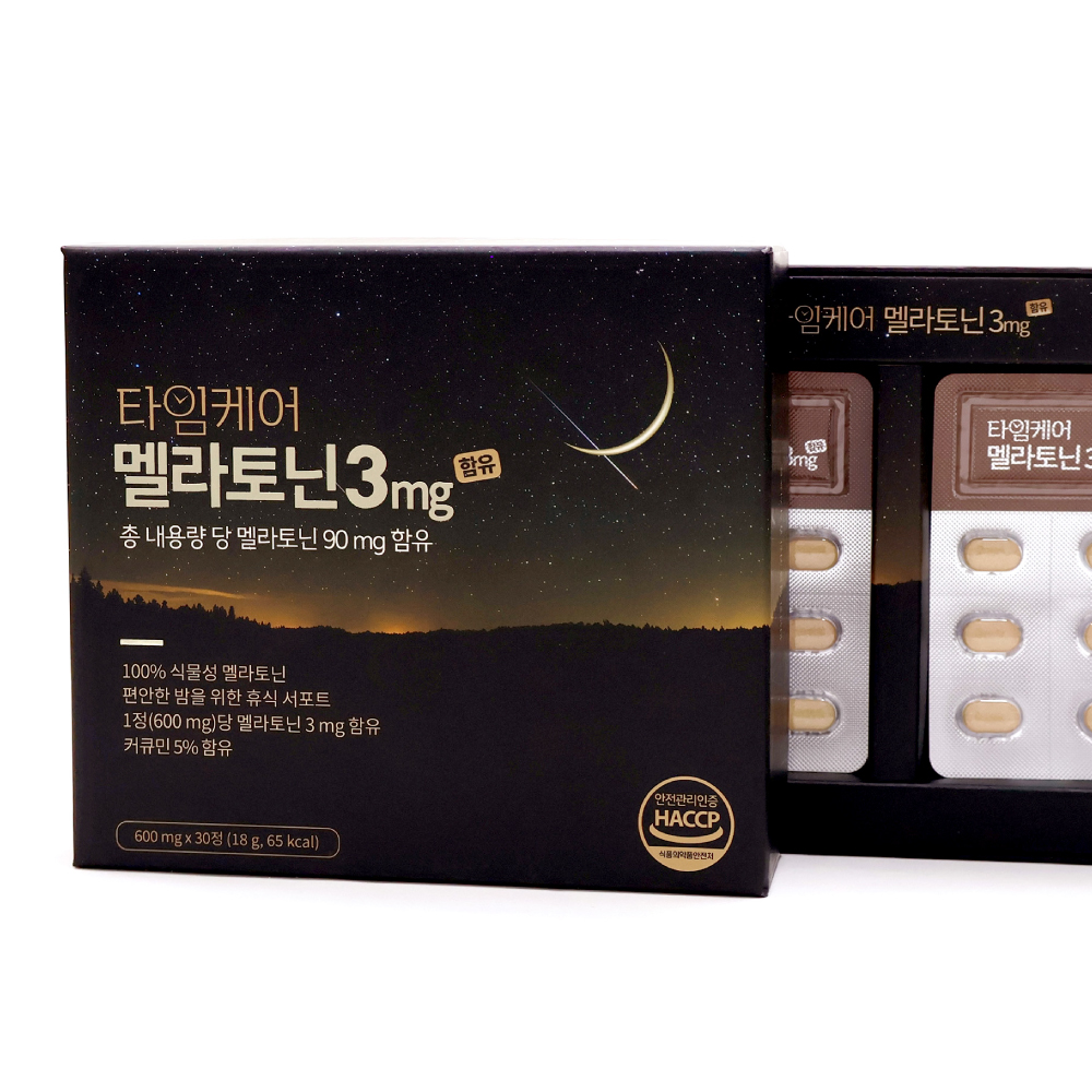 식뭀성 멜라토닌 타임케어3mg